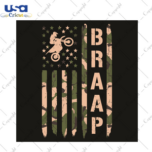 Braap Dirt Bike Camo Motocross Trending Gift Diy Crafts Svg Files For Cricut, Silhouette Sublimation Files