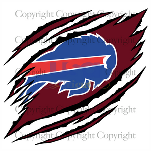 Buffalo Bills Logo Scratch Svg, Sport Svg, Bills Logo Design, Diy Crafts SVG Files For Cricut Instant Download File - USA Cricut