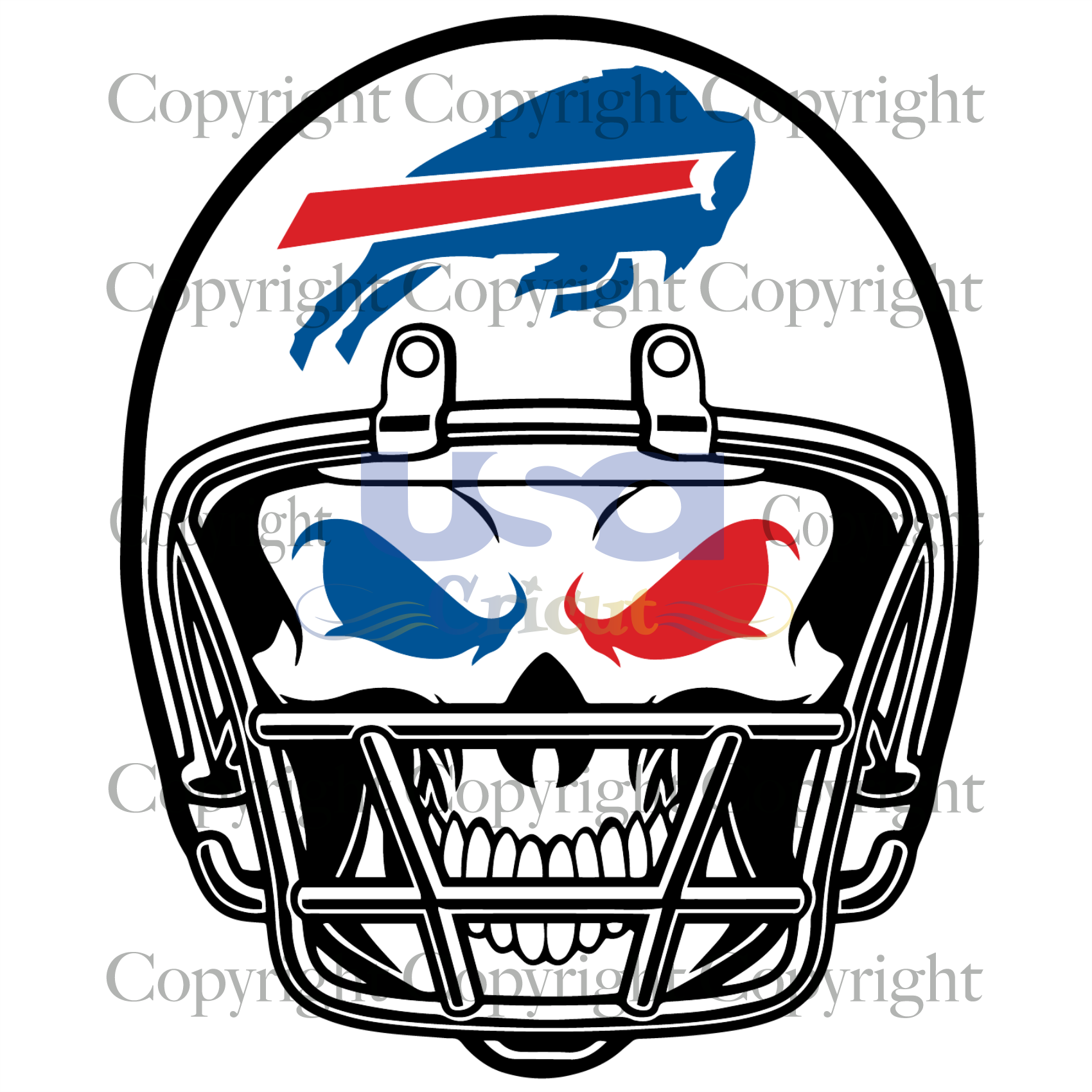 Buffalo Bills Skullcap Hat Svg, Nfl Teams Svg, Sport Svg, Diy Crafts SVG Files For Cricut Instant Download File - USA Cricut