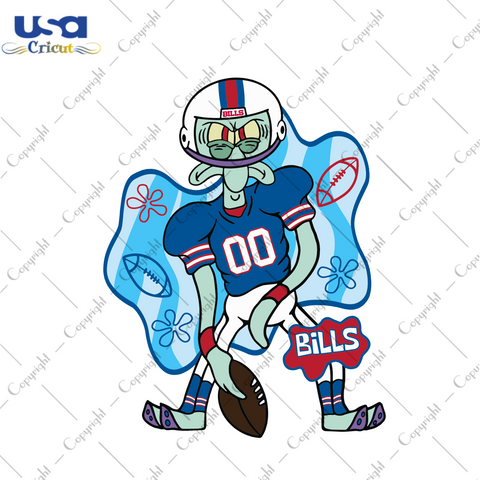 Buffalo Bills Squidward Tentacles Svg, Sport Svg, Squidward Tentacles Svg, Buffalo Bills Svg, Bills Svg, Football Svg, AFC Champs Svg, Football Gifts, Football Lovers, Buffalo Bills Fans, NFL Svg, NFL Champs Svg, Squidward Vector, Svg Cut Files