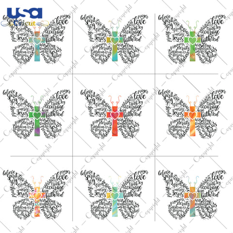 Bundle Butterfly Christmas Gifts, Shirt For Christmas Svg File Diy Crafts Svg Files For Cricut, Silhouette Sublimation Files - USA Cricut