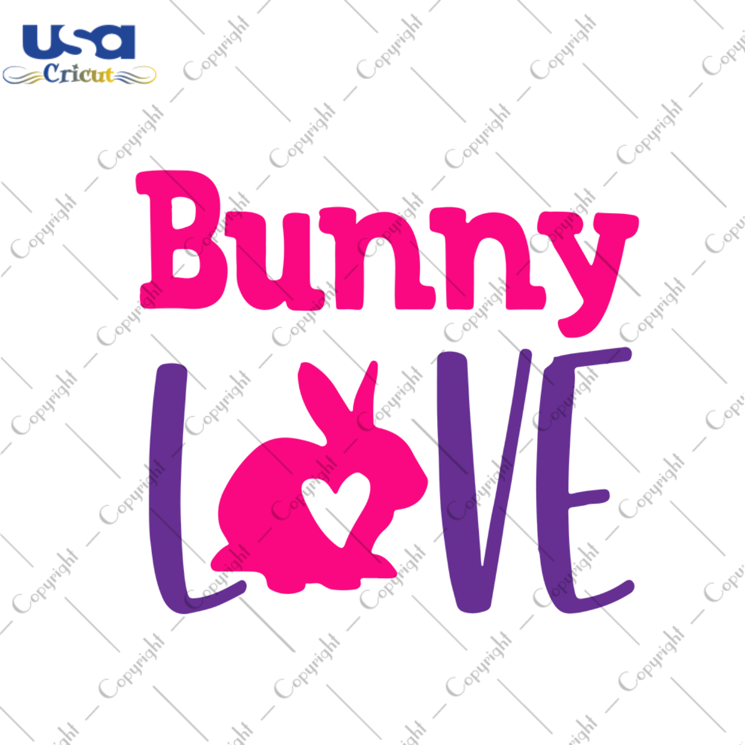 Bunny Love Svg, Easter Svg, Easter Day Gift, He Is Risen Christian Quotes Diy Crafts Svg Files For Cricut, Silhouette Sublimation Files