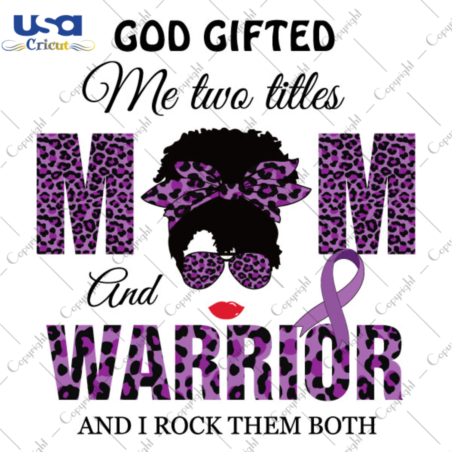 Gift For Mom Purple Leopard Print Diy Crafts Svg Files For Cricut, Silhouette Sublimation Files - USA Cricut