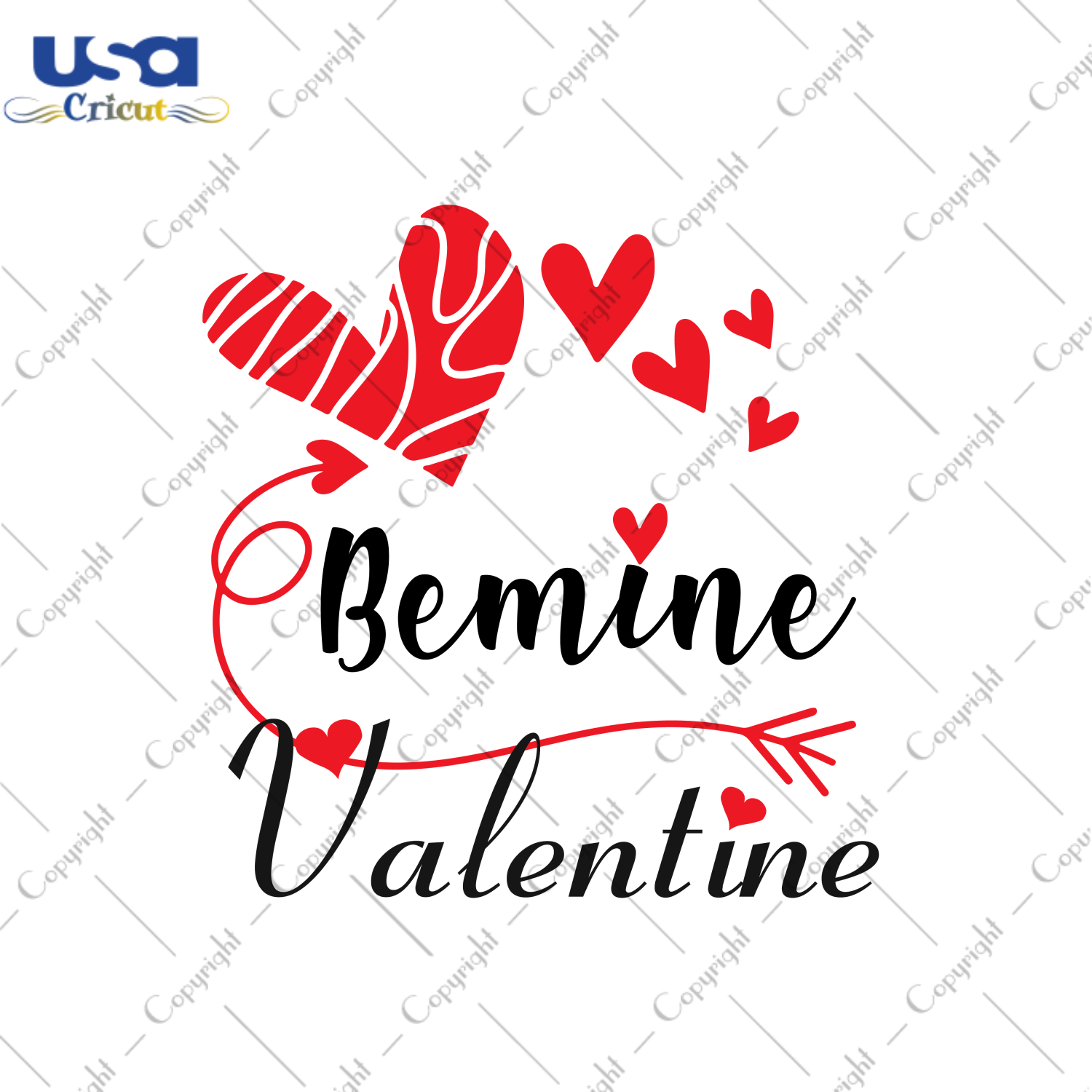 Be Mine Valentine Silhouette SVG Gift Diy Crafts Svg Files For Cricut, Silhouette Sublimation Files