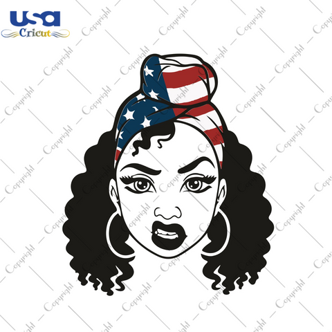 Black Girl Art American Afro Girl Diy Crafts Svg Files For Cricut, Silhouette Sublimation Files