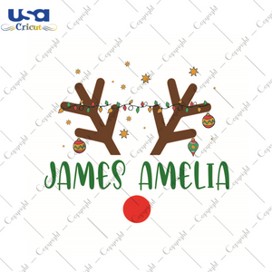 Funny Gift, James Amelia Reindeer Diy Crafts Svg Files For Cricut, Silhouette Sublimation Files