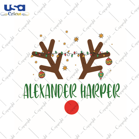 Funny Gift, Alexander Harper Reindeer Diy Crafts Svg Files For Cricut, Silhouette Sublimation Files