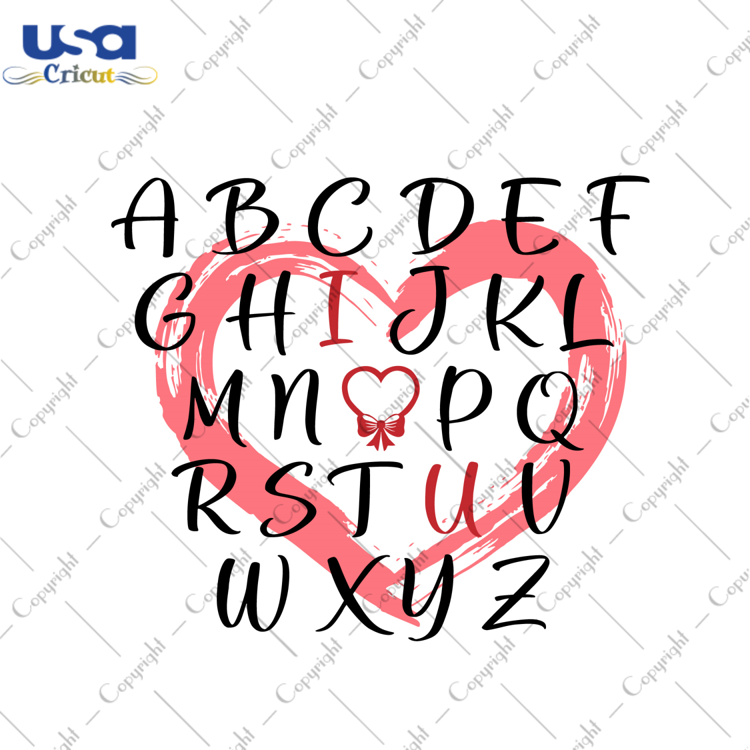 Funny Gifts Valentine Alphabet I Love You Diy Crafts Svg Files For Cricut, Silhouette Sublimation Files