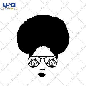 Black Girl Art Gift Idea For Afro Girls Diy Crafts Svg Files For Cricut, Silhouette Sublimation Files