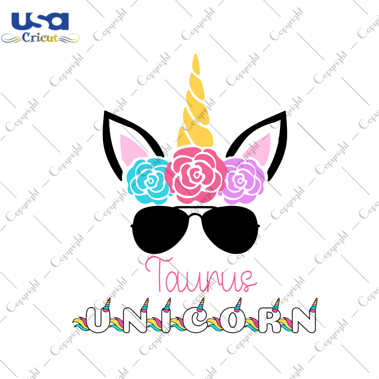 Birthday Gift Taurus Unicorn Diy Crafts Svg Files For Cricut, Silhouette Sublimation Files