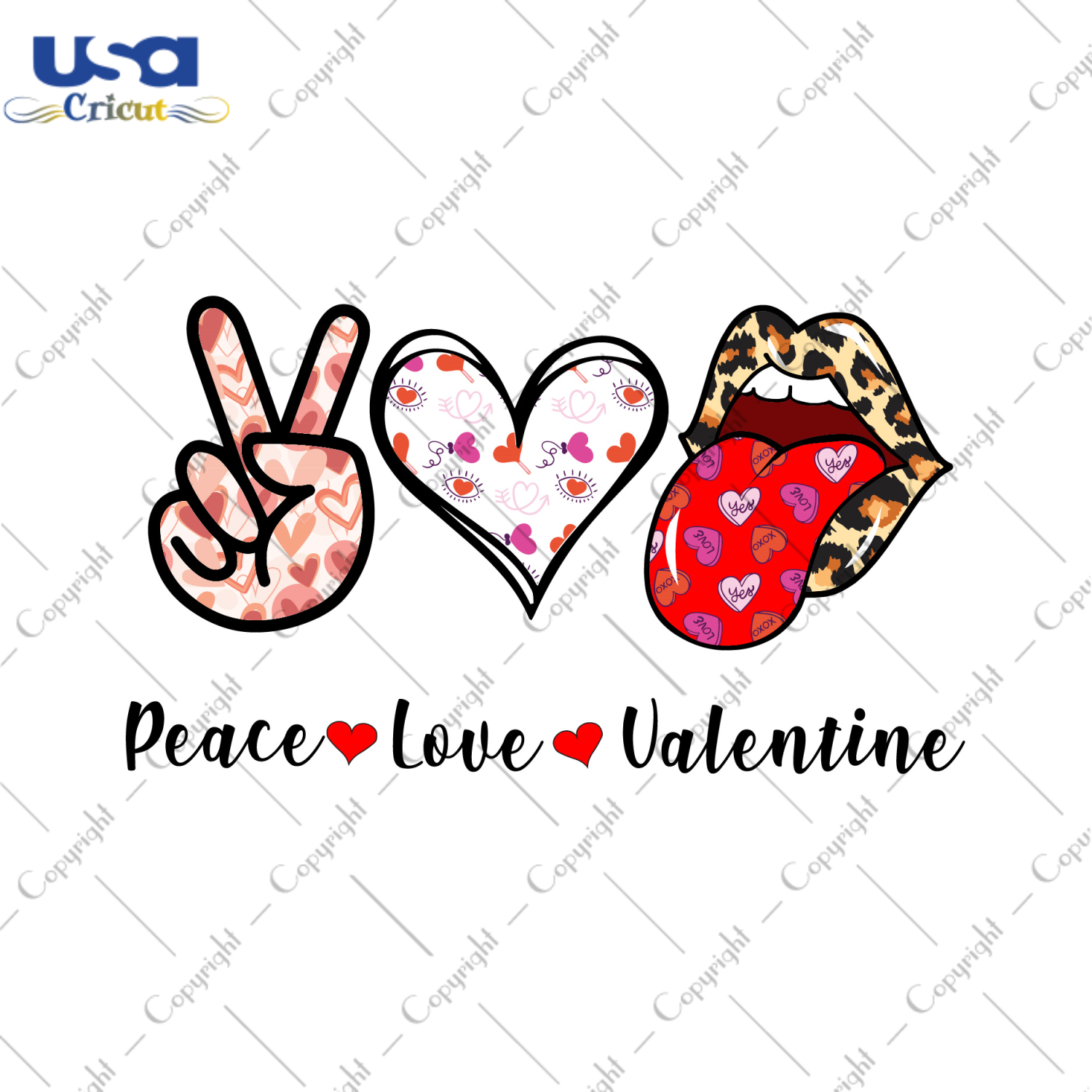 Valentines Day Gift,Peace Love Valentine Diy Crafts Svg Files For Cricut, Silhouette Sublimation Files