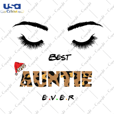 Mom Gifts, Best Auntie Ever Leopard Font Diy Crafts Svg Files For Cricut, Silhouette Sublimation Files