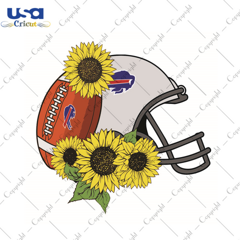 Nfl Football Helmet For Bills Fans Diy Crafts Svg Files For Cricut, Silhouette Sublimation Files