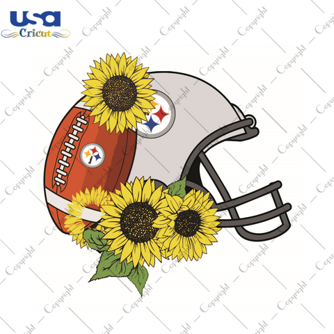 Nfl Football Helmet For Steelers Fans Diy Crafts Svg Files For Cricut, Silhouette Sublimation Files