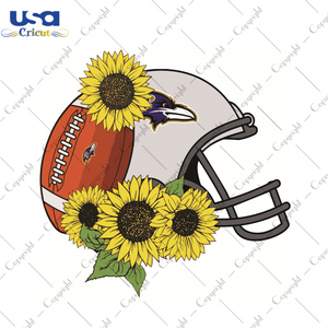 Nfl Football Helmet For Baltimore Ravens Fans Diy Crafts Svg Files For Cricut, Silhouette Sublimation Files