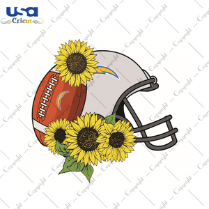 Nfl Football Helmet For Chargers Fans Diy Crafts Svg Files For Cricut, Silhouette Sublimation Files