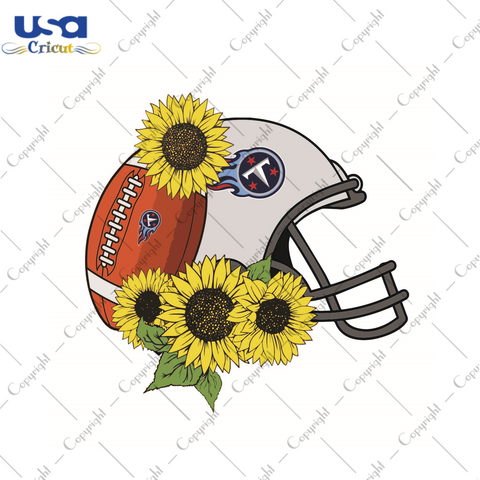 Nfl Football Helmet For Titans Fans Diy Crafts Svg Files For Cricut, Silhouette Sublimation Files