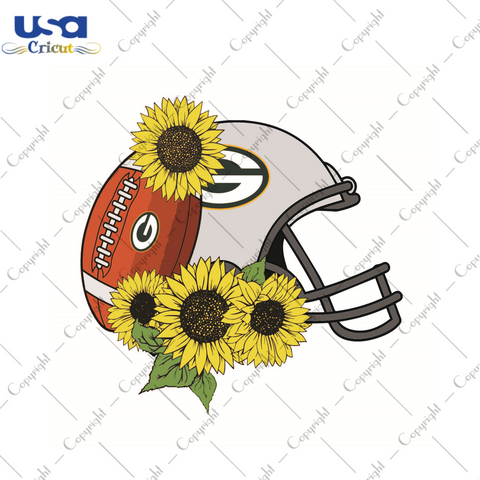 Nfl Football Helmet For Packers Fans Diy Crafts Svg Files For Cricut, Silhouette Sublimation Files