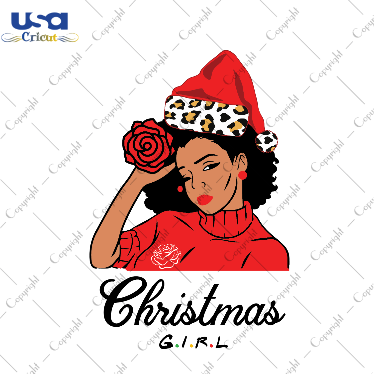 Merry christmas black girl magic Diy Crafts Svg Files for Cricut