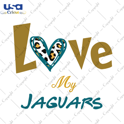 Jacksonville Jaguars NFL Football Lover Diy Crafts Svg Files For Cricut