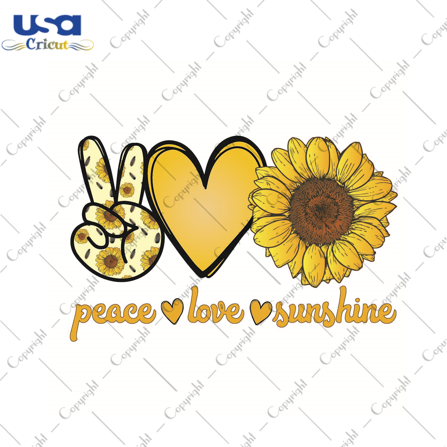 Peace Love Sunshine Gift Diy Crafts Svg Files For Cricut, Silhouette Sublimation Files