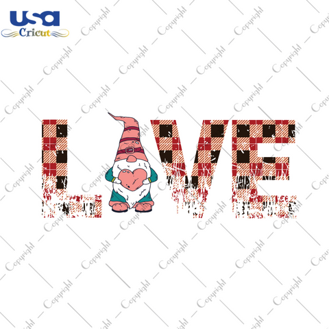 Valentine Gift, Gnome Love Diy Crafts Svg Files For Cricut, Silhouette Sublimation Files