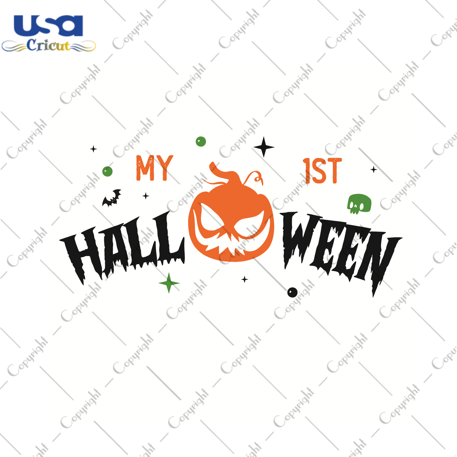 My 1st Halloween Gift Diy Crafts Svg Files For Cricut, Silhouette Sublimation Files - USA Cricut