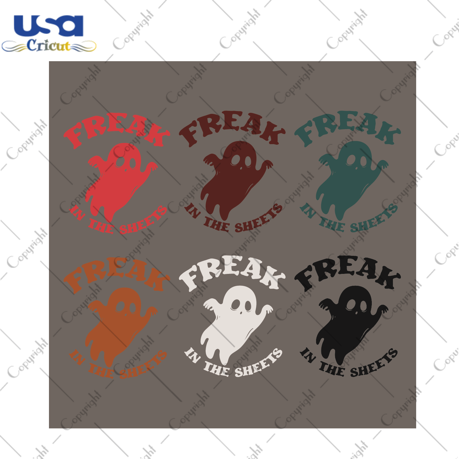 Freak In The Sheets Halloween Spooky Gift Diy Crafts Svg Files For Cricut, Silhouette Sublimation Files