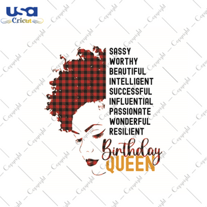 Birthday Queen Best Quotes Gift Idea Diy Crafts Svg Files For Cricut, Silhouette Sublimation Files