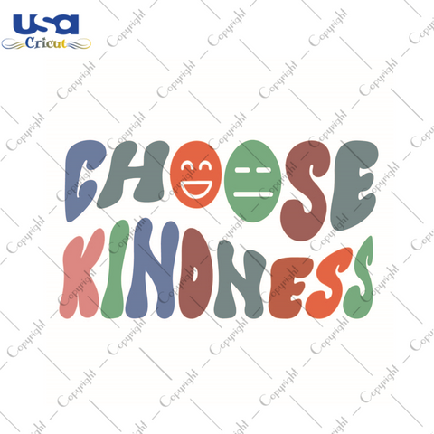 Hippie Gift, Choose Kindness Diy Crafts Svg Files For Cricut, Silhouette Sublimation Files