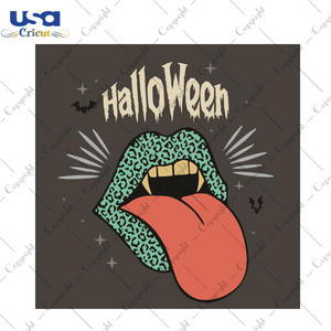 Halloween Vampire Lips Gifts Diy Crafts Svg Files For Cricut, Silhouette Sublimation Files - USA Cricut