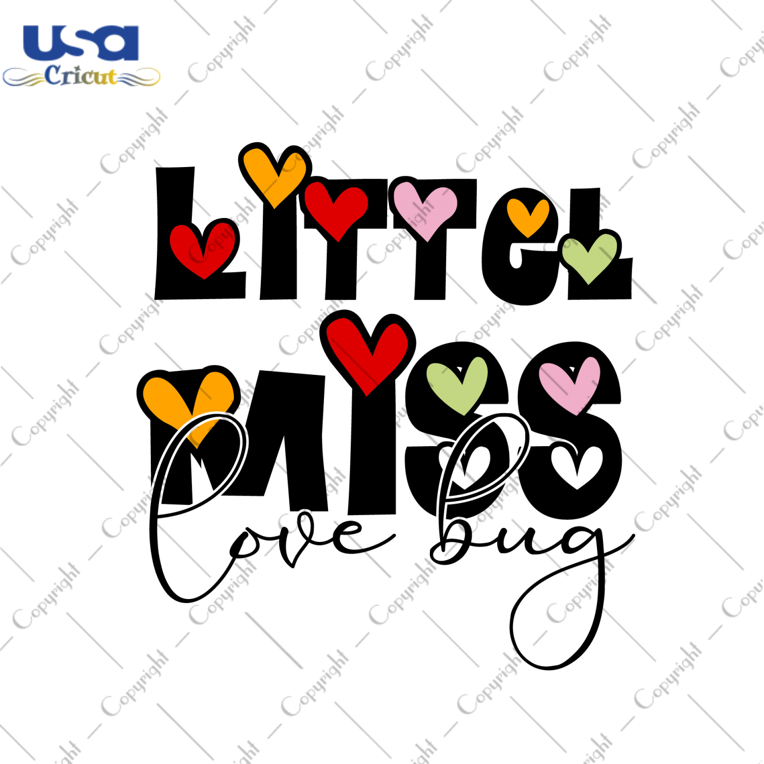 Valentines Day Gift, Little Miss Love Bug Diy Crafts Svg Files For Cricut, Silhouette Sublimation Files