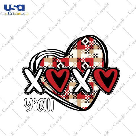 Valentines Day Gift, Xoxo You All Diy Crafts Svg Files For Cricut, Silhouette Sublimation Files