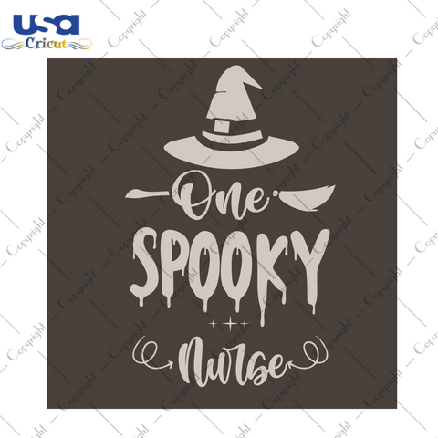 One Spooky Nurse Halloween Gift Diy Crafts Svg Files For Cricut, Silhouette Sublimation Files