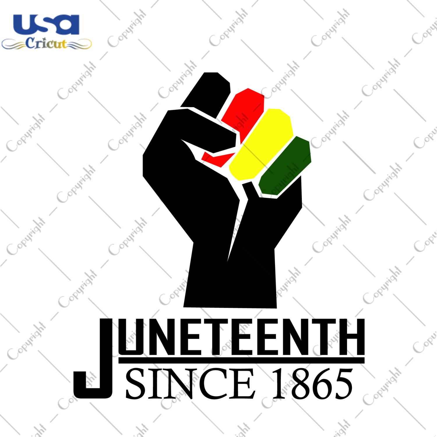 Raising African American Fist Juneteenth Since 1865 Diy Crafts Svg Files For Cricut, Silhouette Sublimation Files