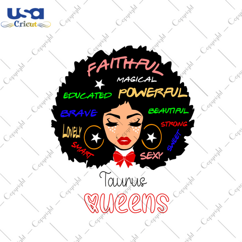 Best Gift Ideas For Afro Taurus Queens Diy Crafts Svg Files For Cricut, Silhouette Sublimation Files