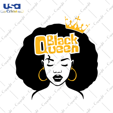 Black History Month Creative Black Queen Diy Crafts Svg Files For Cricut, Silhouette Sublimation Files