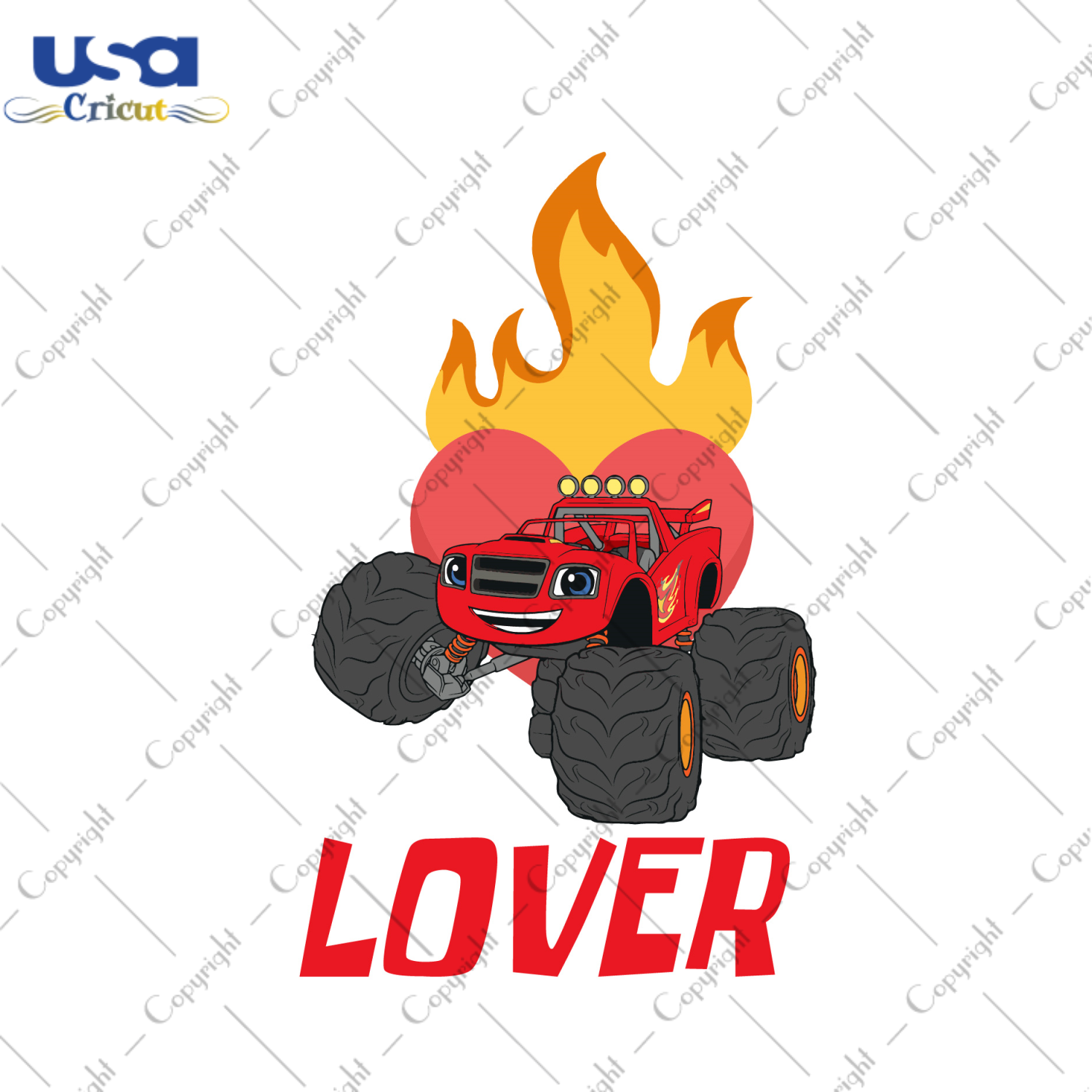 Valentine Monster Truck Lover Diy Crafts Svg Files For Cricut, Silhouette Sublimation Files