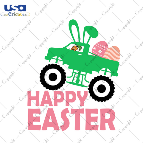 Easter 2022 Monster Truck Diy Crafts Svg Files For Cricut, Silhouette Sublimation Files