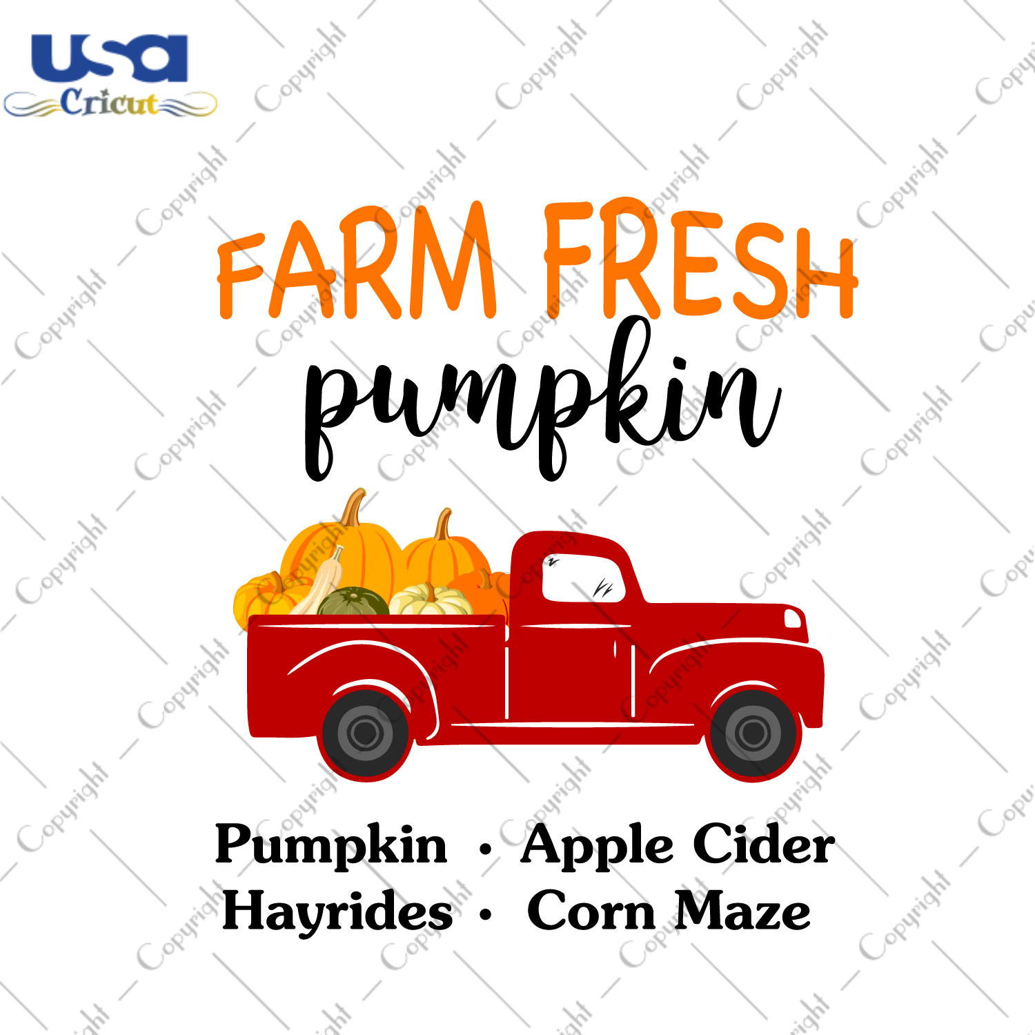 Thanksgiving Farm Fresh Pumpkin Diy Crafts Svg Files For Cricut, Silhouette Sublimation Files