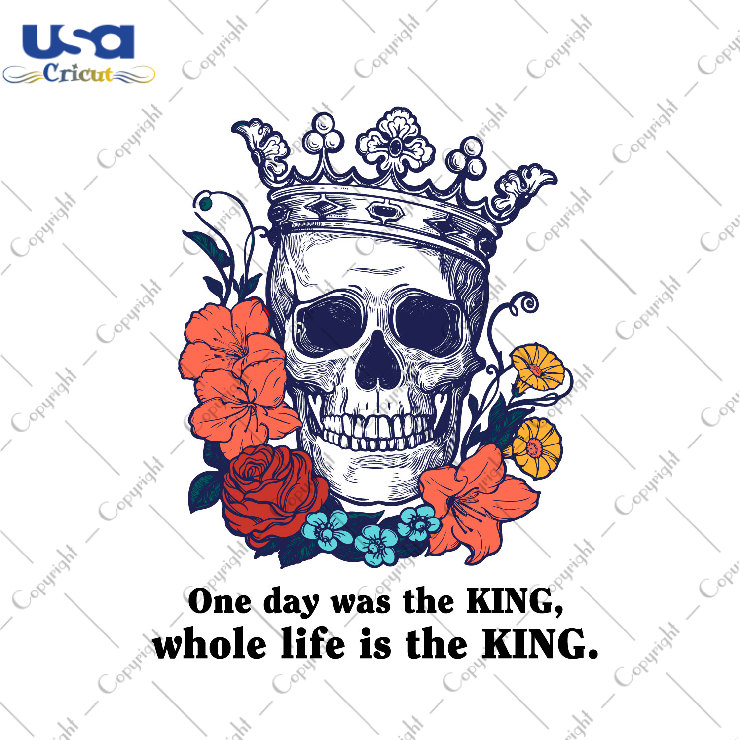 One Day Was The King Whole Life Is The King Diy Crafts Svg Files For Cricut, Silhouette Sublimation Files