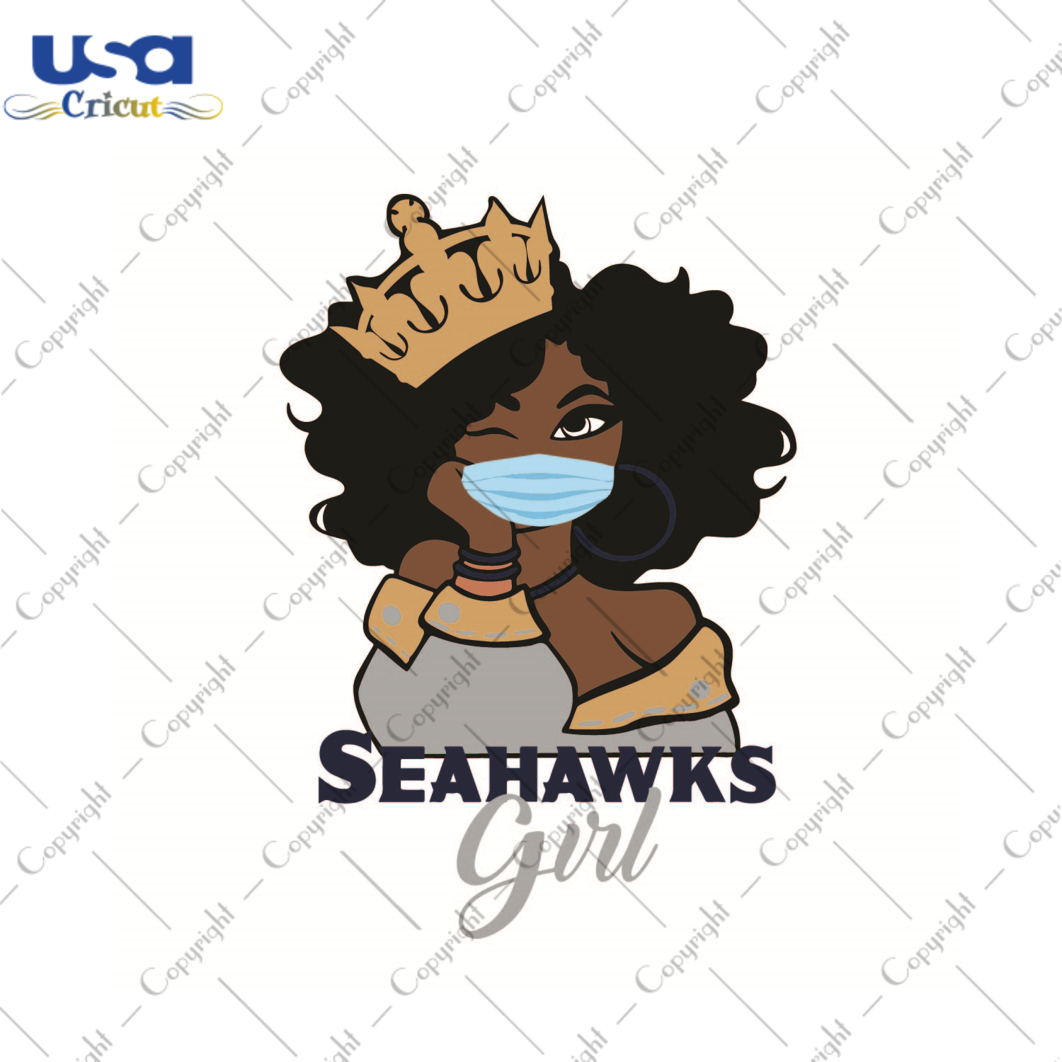 American Football, Nfl Seahawks Girl Gift Idea Diy Crafts Svg Files For Cricut, Silhouette Sublimation Files