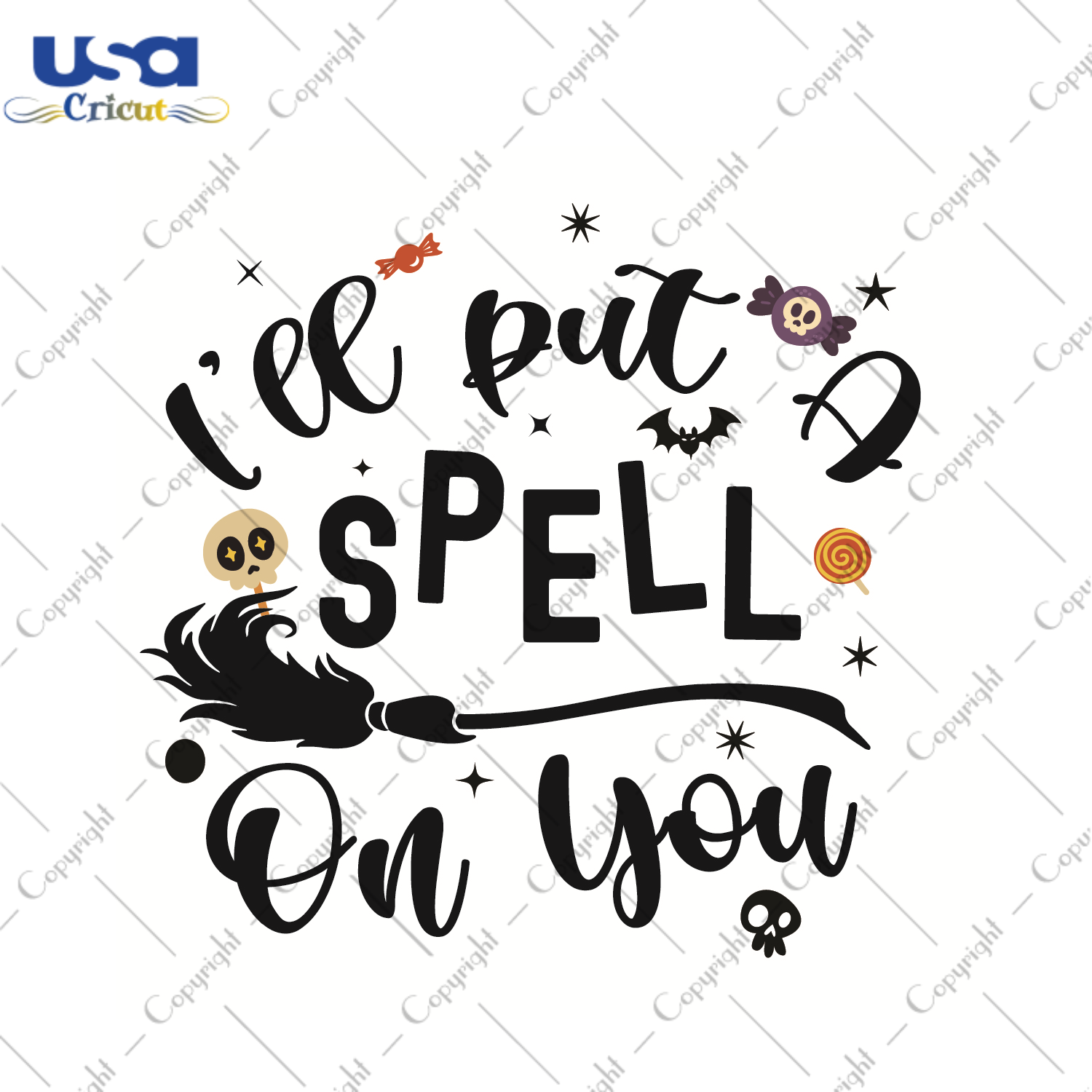 I Will Put A Spell On You Halloween Gift Diy Crafts Svg Files For Cricut, Silhouette Sublimation Files