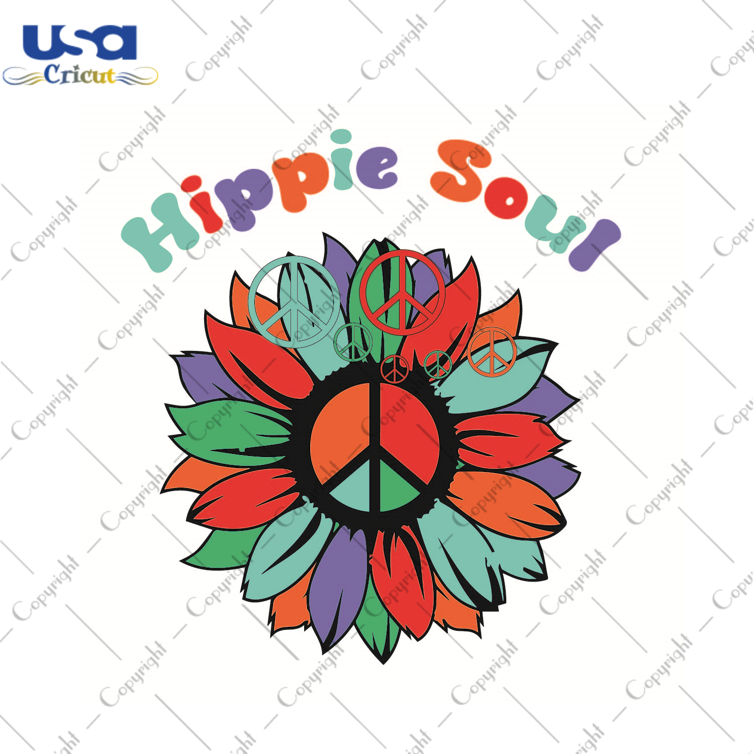 Hippie Soul Gift Diy Crafts Svg Files For Cricut, Silhouette Sublimation Files