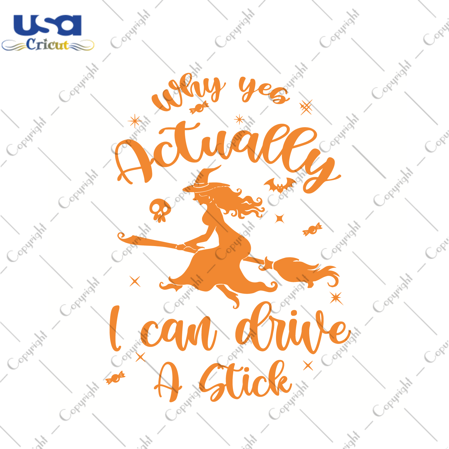 Actually I Can Drive A Stick Halloween Gifts Diy Crafts Svg Files For Cricut, Silhouette Sublimation Files