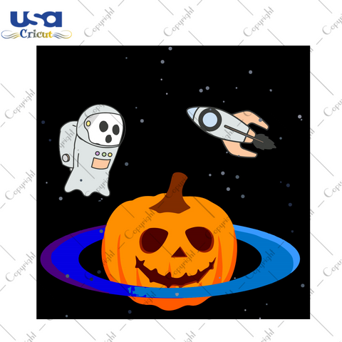 Halloween In Space Diy Crafts Svg Files For Cricut, Silhouette Sublimation Files