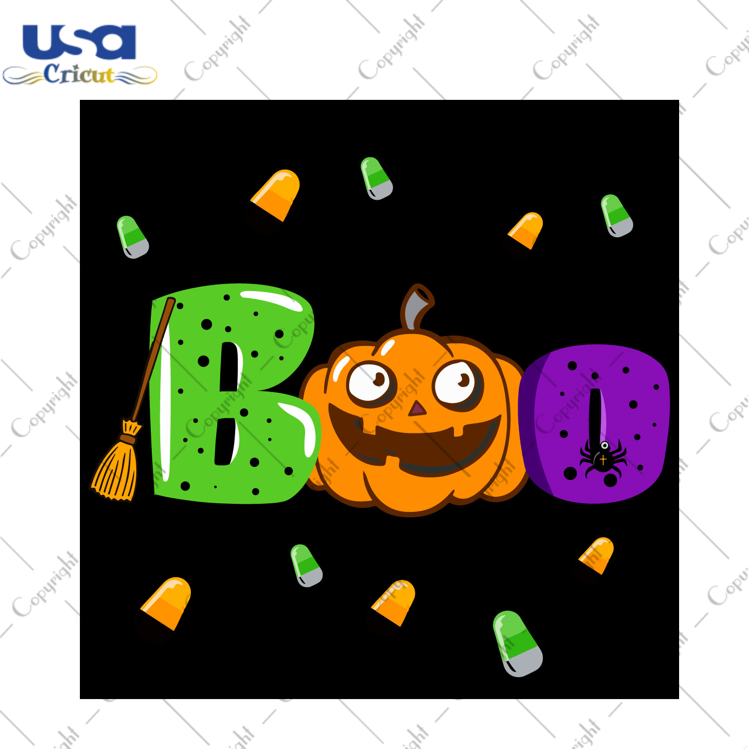 Halloween Party Candy Boo Diy Crafts Svg Files For Cricut, Silhouette Sublimation Files