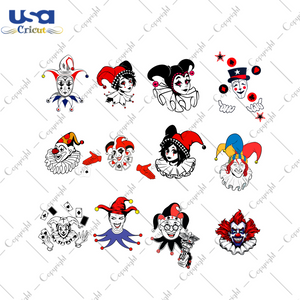 Halloween 2021 Funny Clowns Bundle Diy Crafts Svg Files For Cricut, Silhouette Sublimation Files