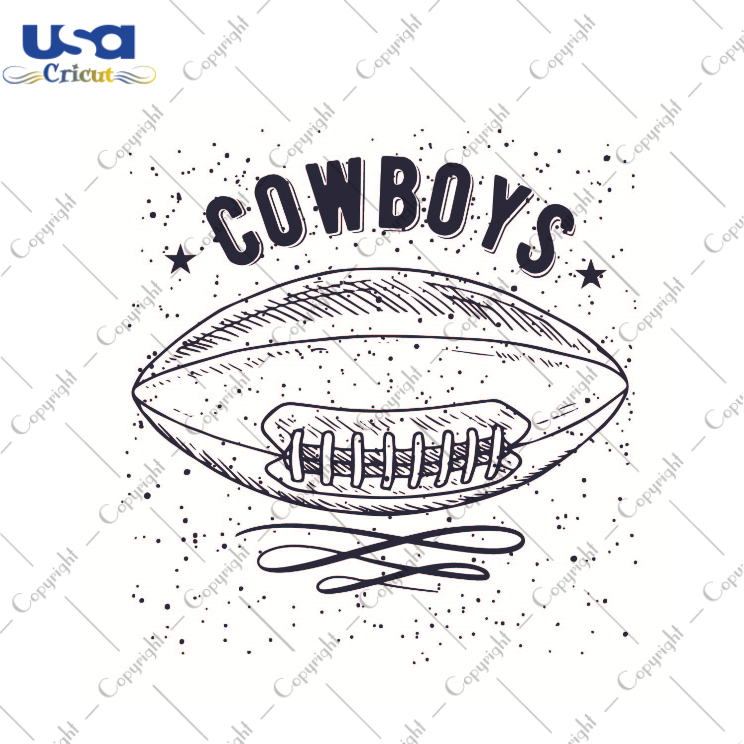 Football Gift, Nfl Cowboys Silhouette SVG Diy Crafts Svg Files For Cricut, Silhouette Sublimation Files