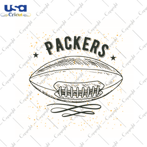 Football Gift, Nfl Packers Silhouette SVG Diy Crafts Svg Files For Cricut, Silhouette Sublimation Files